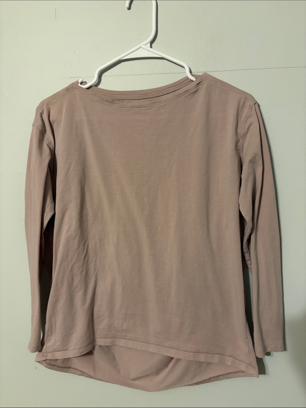 CRZ YOGA Long Sleeve Tee in Dusty Rose. No Tags.